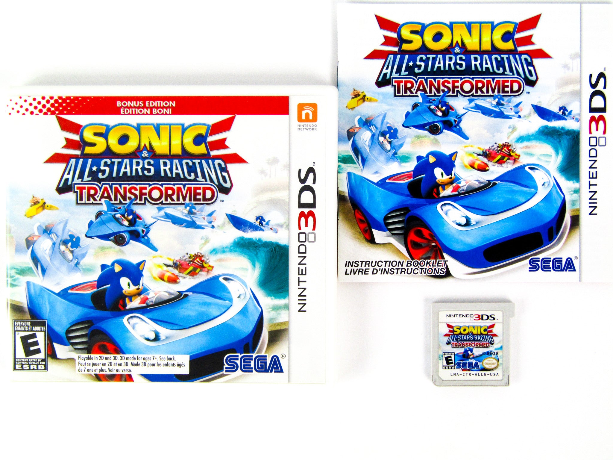 Sonic Transformed 3ds Sonic And All-Stars Racing Transformed