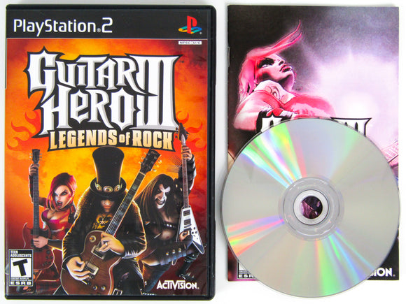 Guitar Hero III 3 Legends of Rock [Game Only] (Playstation 2 / PS2)