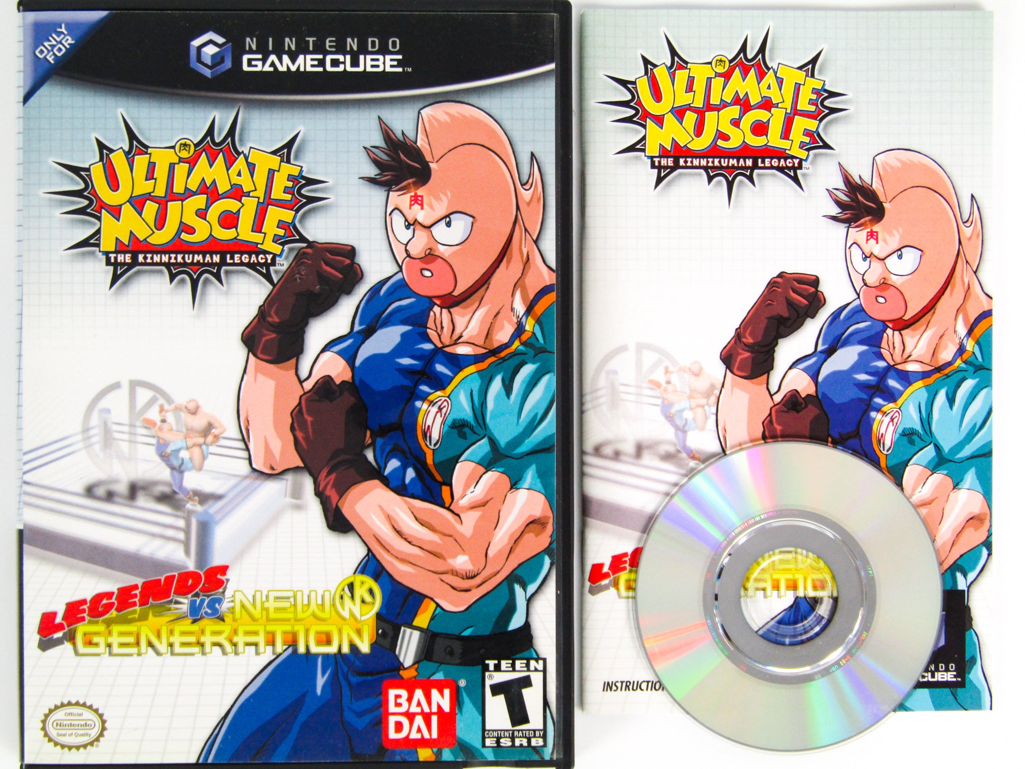 Nintendo Muscles Ultimate Muscle: Legends Vs. New Generation (Nintendo GameCube) – Retro MTL