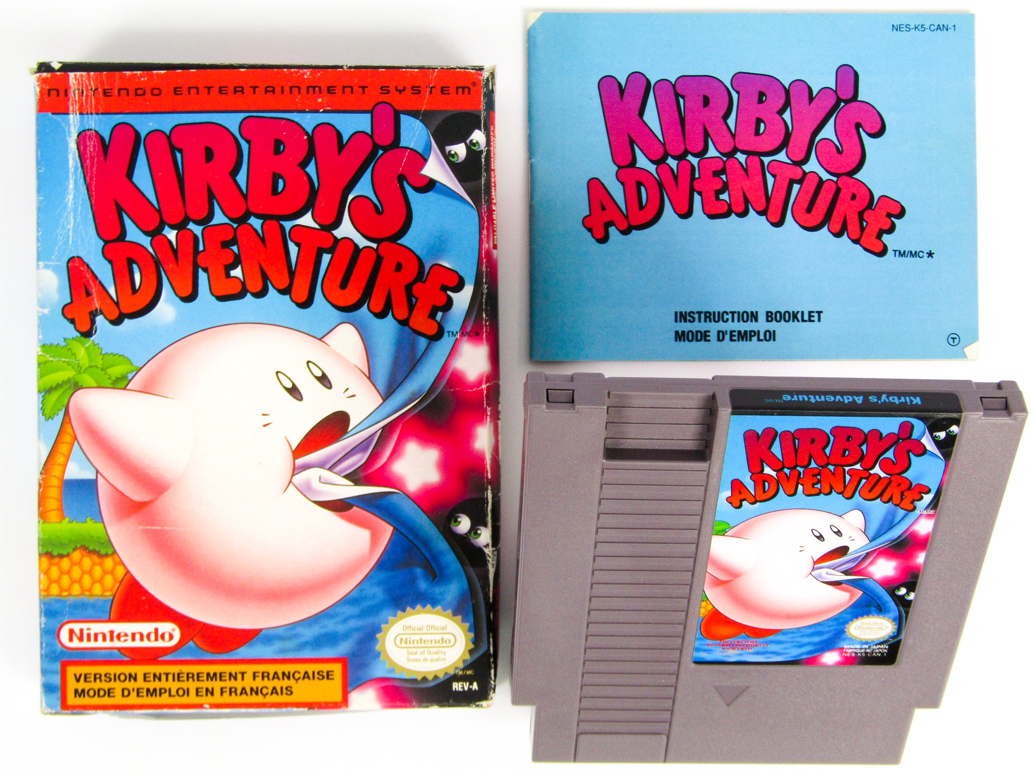 Kirby's Adventure [French Version] [CAN Version] (Nintendo / NES
