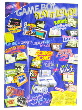 Play It Loud! 1994 [Poster] (Nintendo Game Boy)