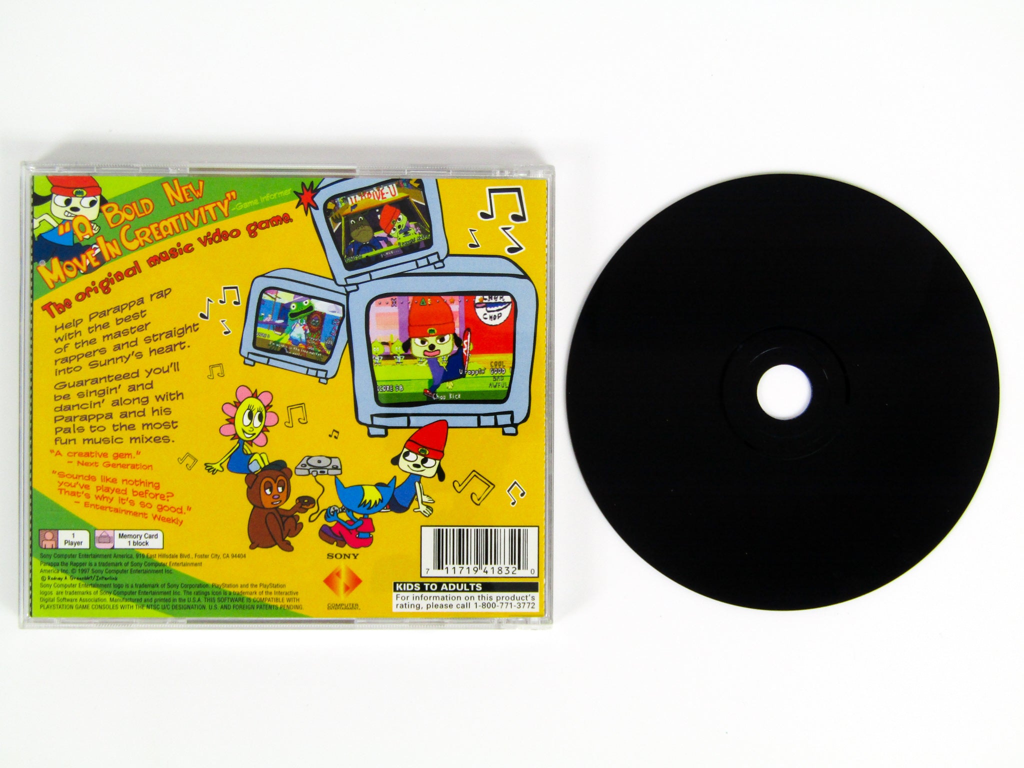 PaRappa The Rapper (PlayStation / PS1) – Retro MTL