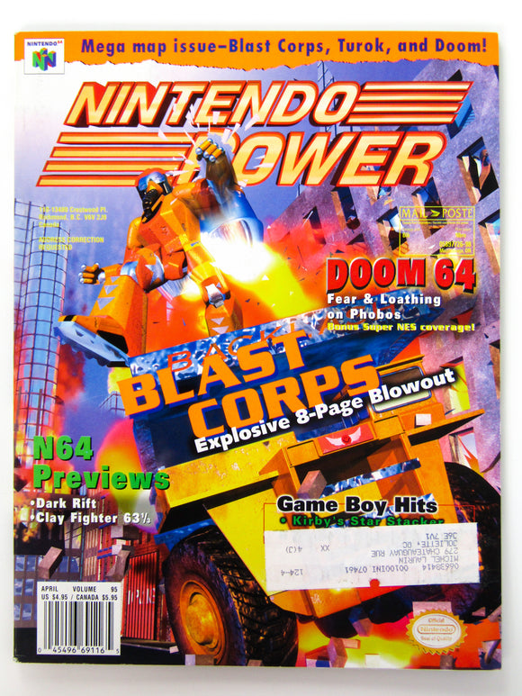 Blast Corps [Volume 95] [Nintendo Power] (Magazines)