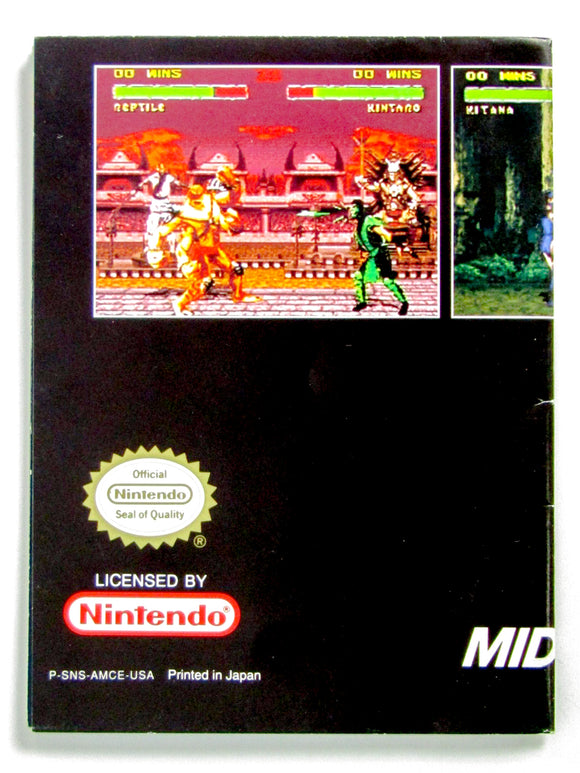 Mortal Kombat II [Poster] (Super Nintendo / SNES)
