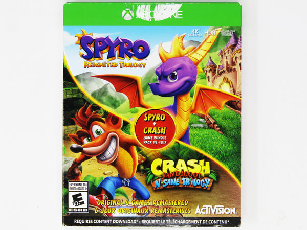 Spyro Reignited Trilogy Crash Bandicoot N Sane Trilogy (Xbox One