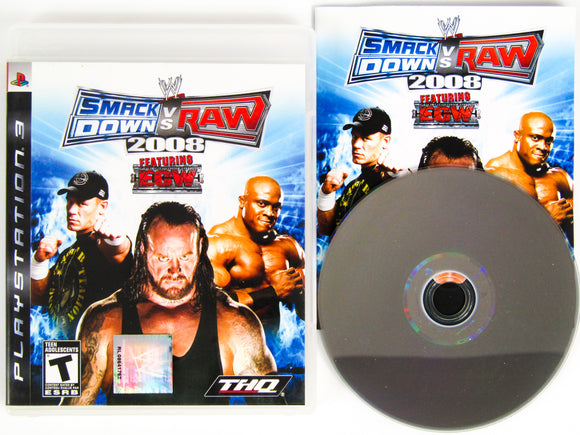 WWE Smackdown vs. Raw 2008 (Playstation 3 / PS3)