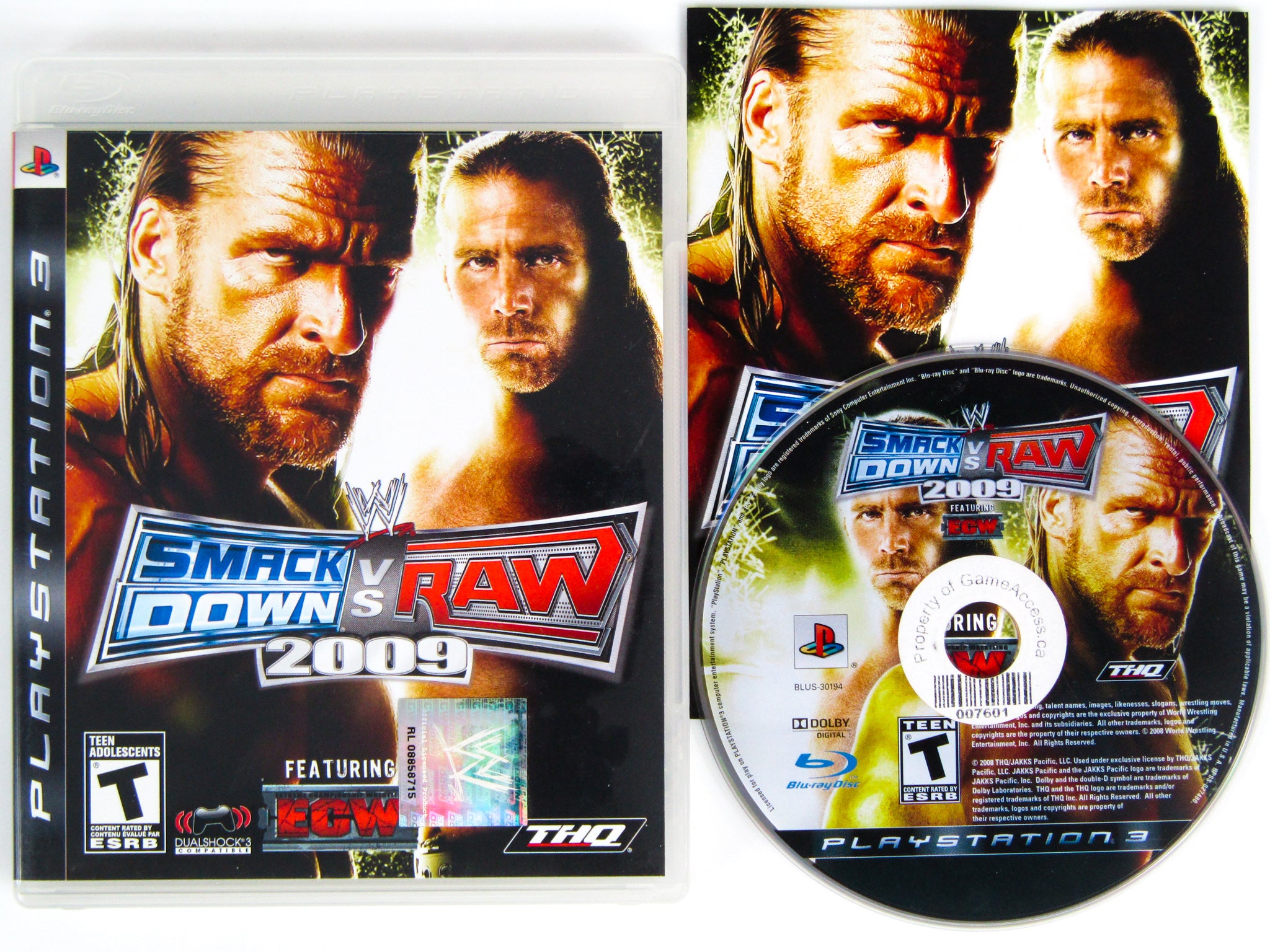 Smack Down vs Raw 2009 Wwe Wrestling Feat Ecw - juego PLAYSTATION 3 PS3 Smack Down vs Raw 2009 Wwe Wrestling Feat Ecw - juego PLAYSTATION 3 PS3