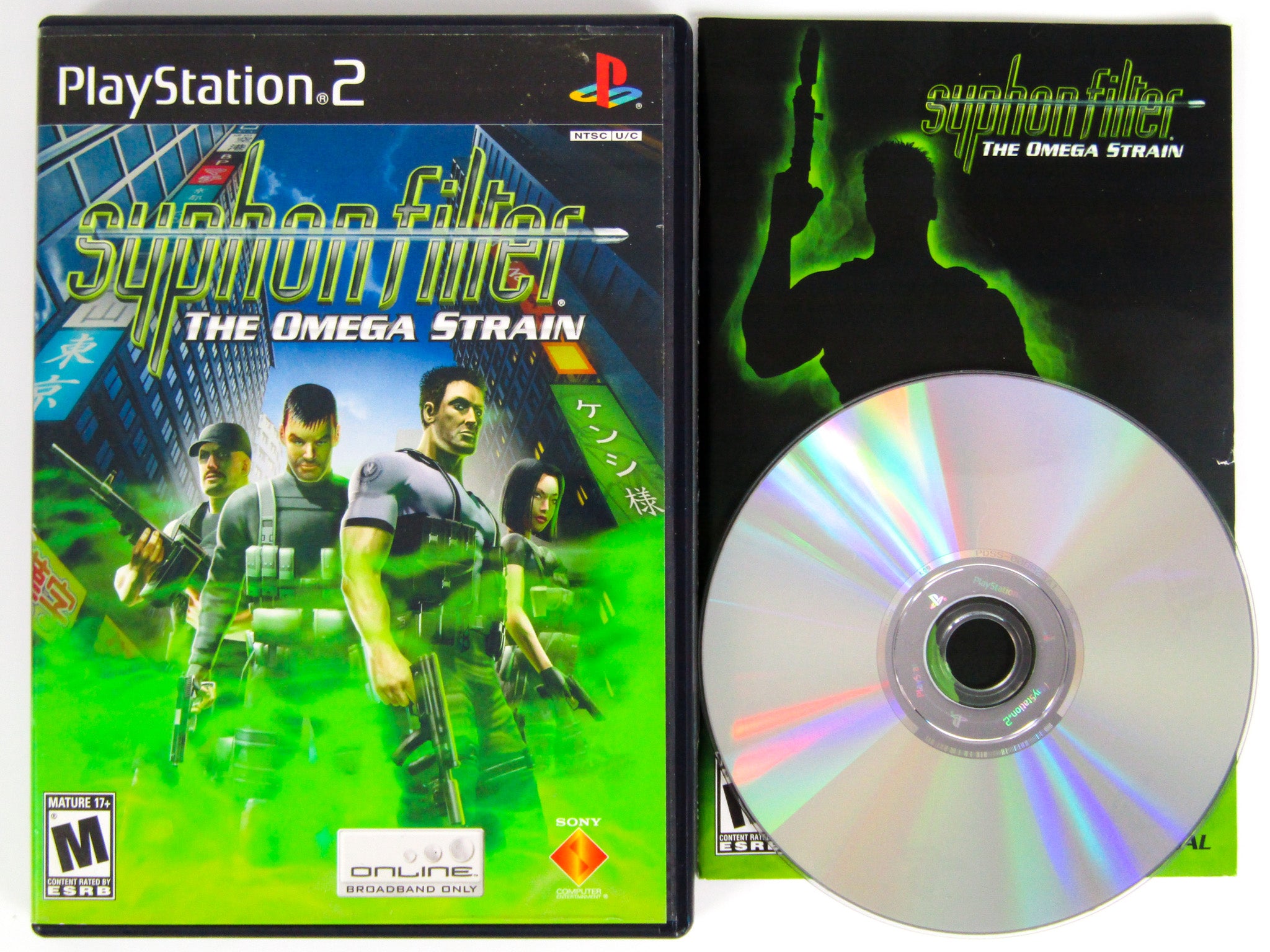Syphon Filter The Omega Strain PlayStation 2 PS2 Case Game No Manual