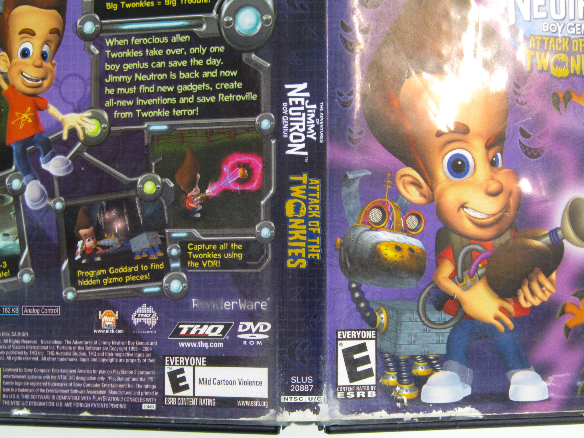 Jimmy Neutron Attack Of The Twonkies Playstation 2 PS2 RetroMTL jimmy-neutron-attack-of-the-twonkies-playstation-2-ps2-retromtl