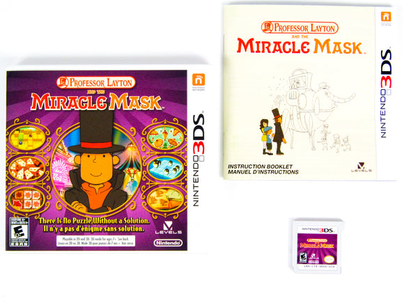 Professor Layton And The Miracle Mask (Nintendo 3DS)