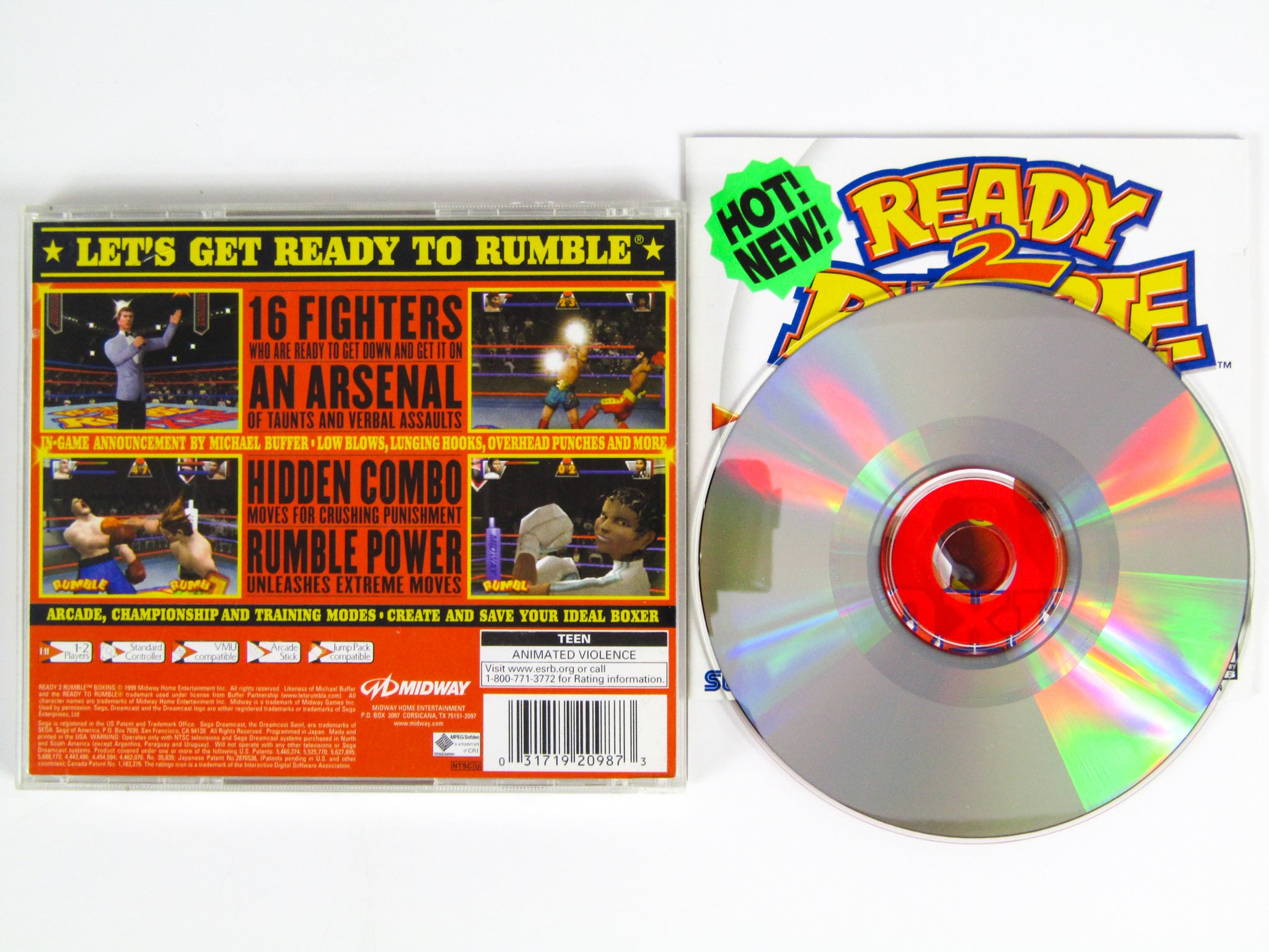 Ready 2 Rumble Logo Ready 2 Rumble Boxing (Sega Dreamcast) – Retro MTL