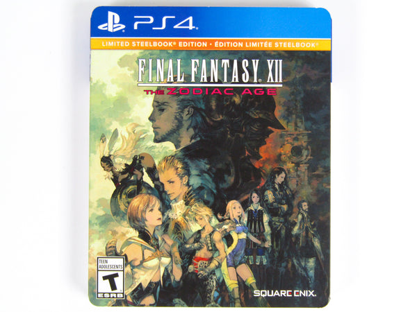  Final Fantasy XII The Zodiac Age Limited Steelbook Edition -  PlayStation 4 : Video Games