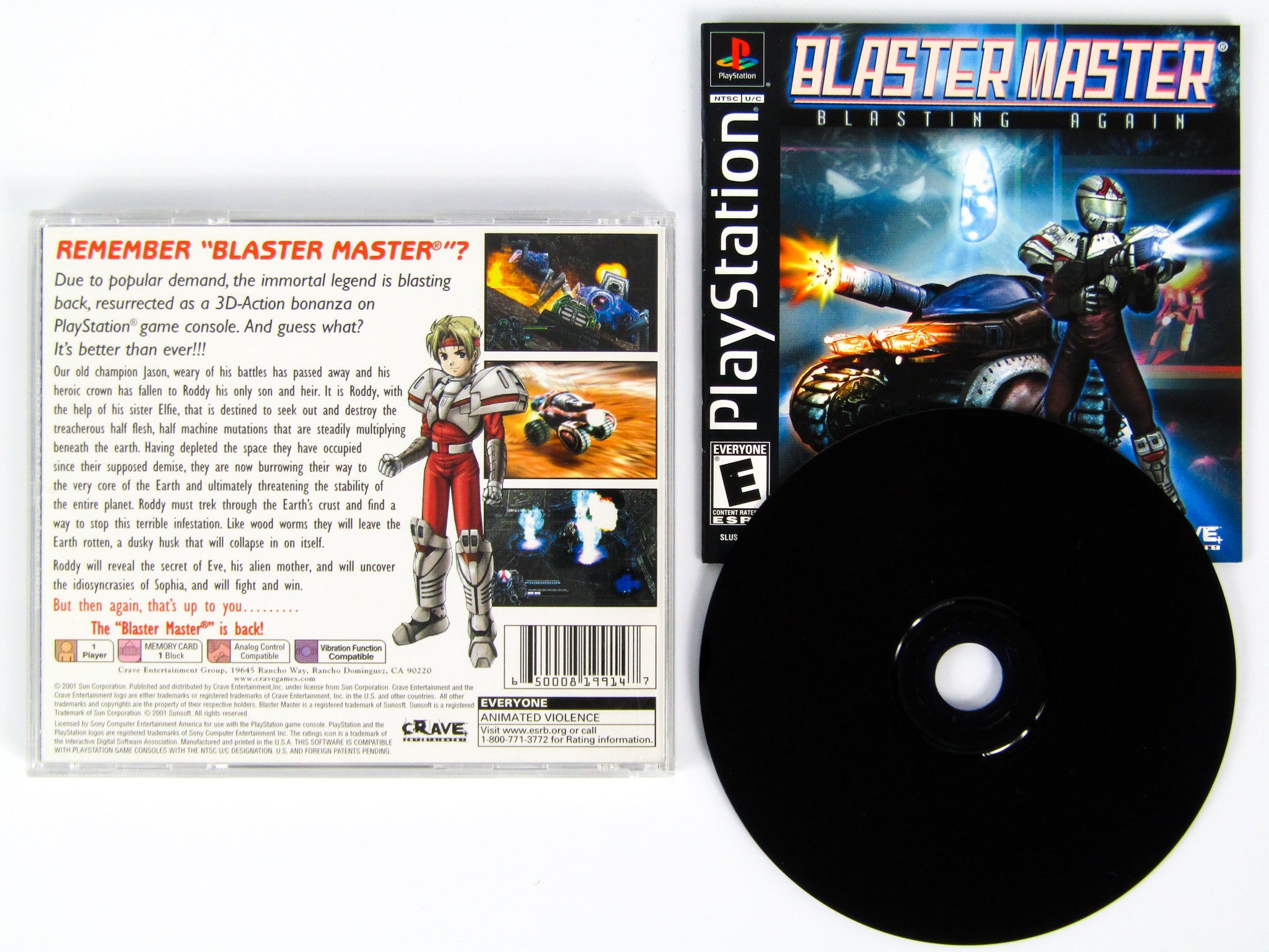 Blaster master hot sale ps1