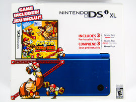 Nintendo DSi XL System Midnight Blue with Mario Vs. Donkey Kong Mini-Land Mayhem