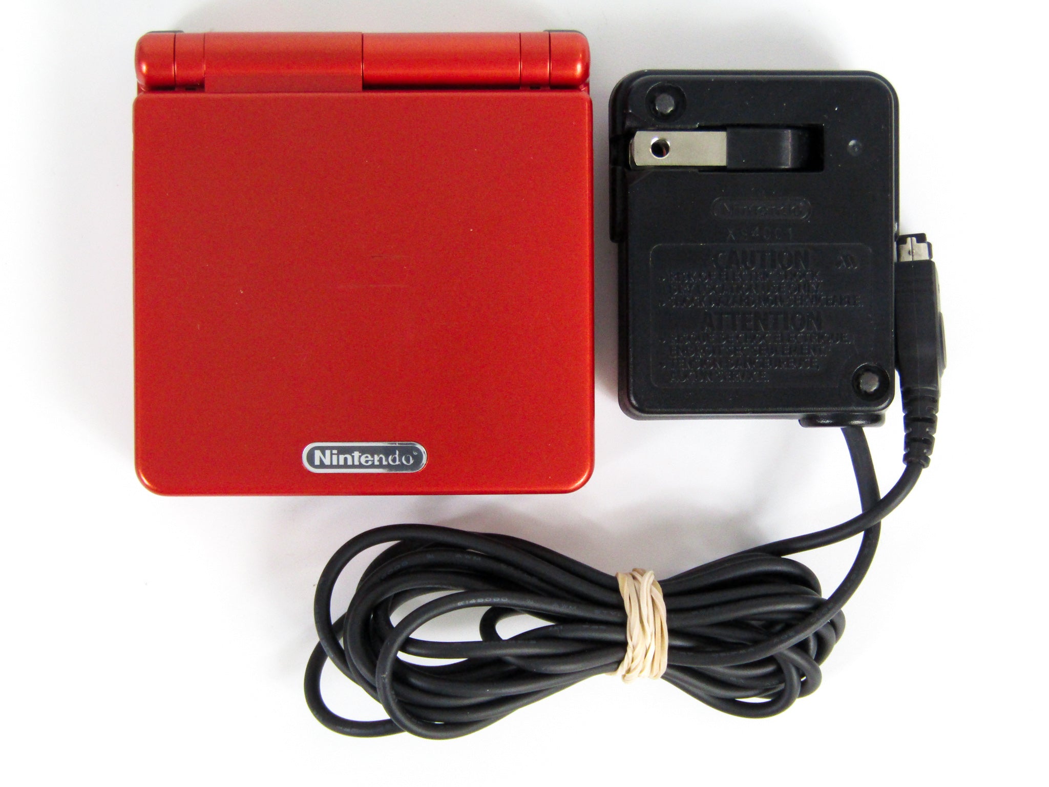 Nintendo Gameboy Advance SP high quality (AGS-001) Flame Red- No Charger