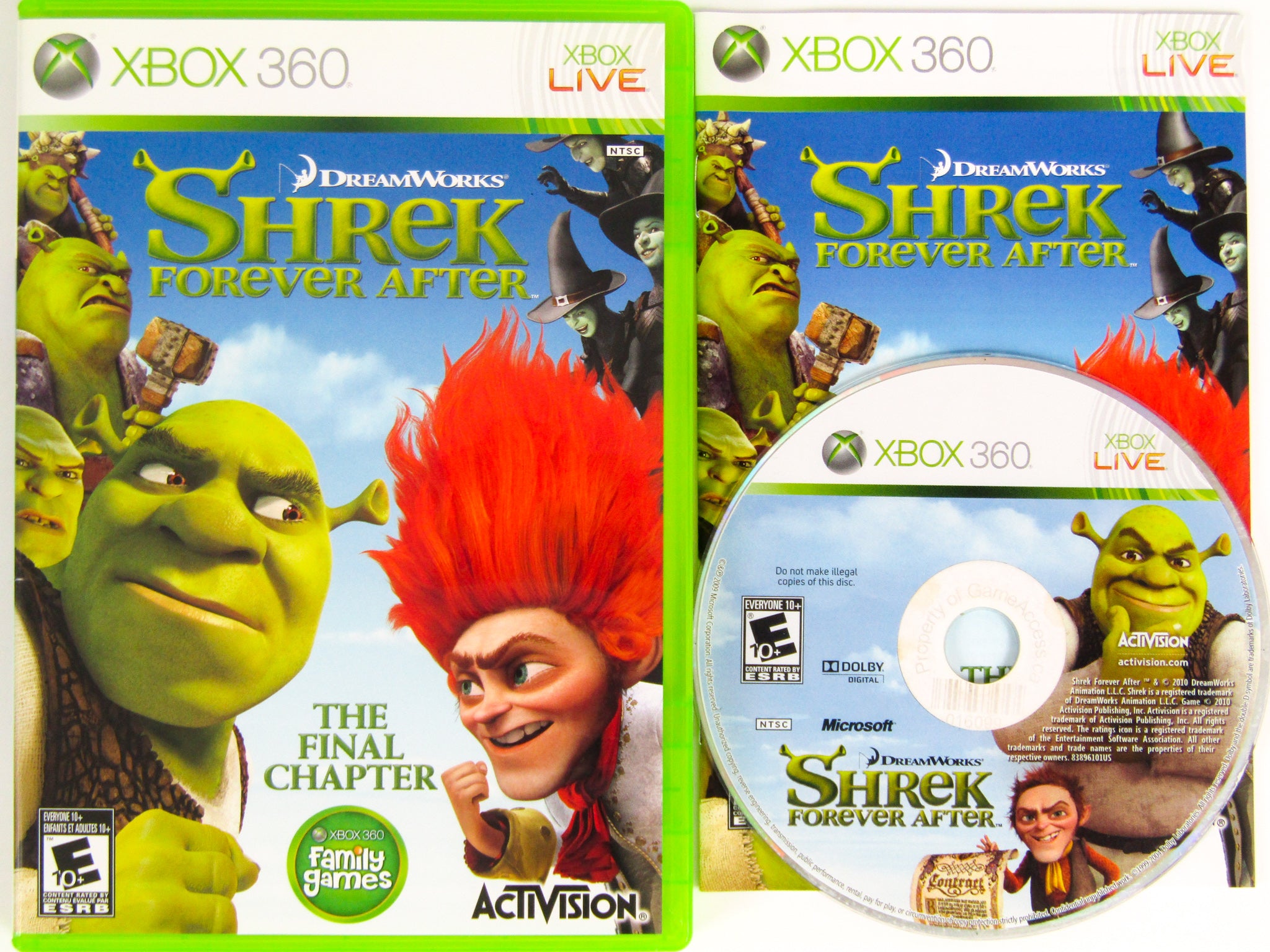 Jogo Shrek Forever After - Xbox 360 Seminovo - SL Shop - A melhor loja de  smartphones, games, acessórios e assistência técnica