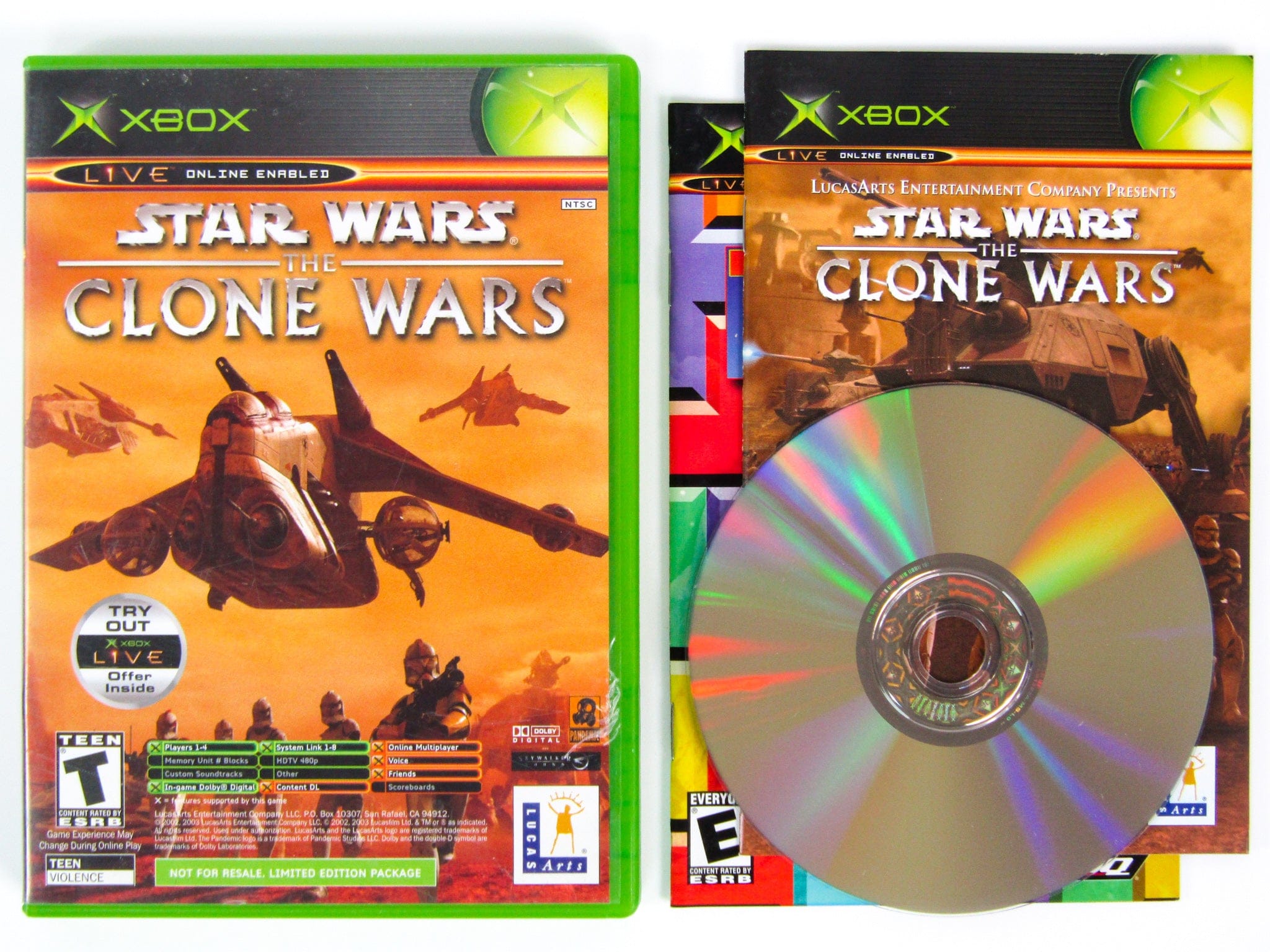 Clone Wars Tetris Worlds Combo Pack [Not For Resale] (Xbox) - RetroMTL