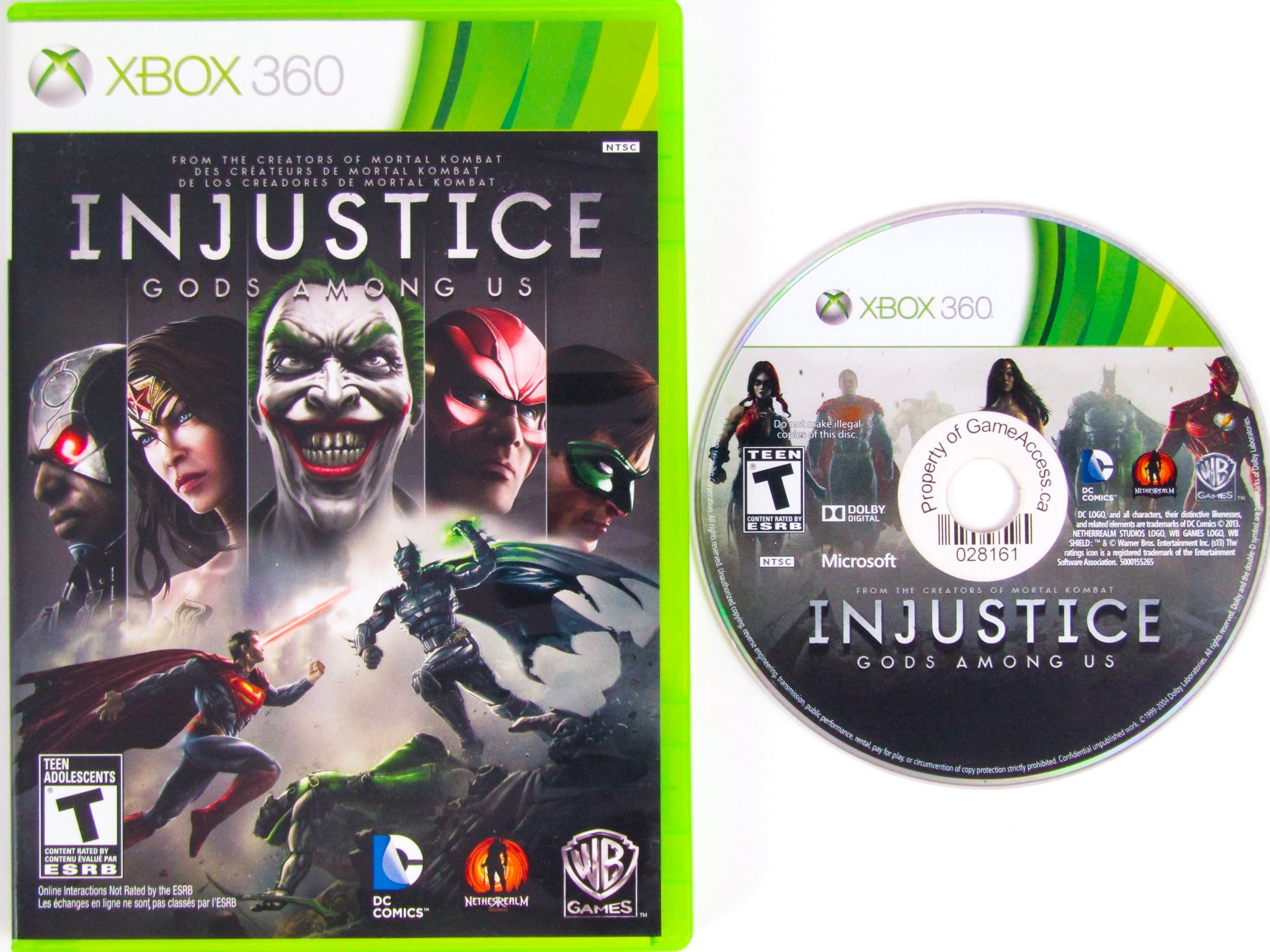 Injustice: Gods Among Us (video game, Xbox 360, 2013) reviews & ratings -  Glitchwave video games database