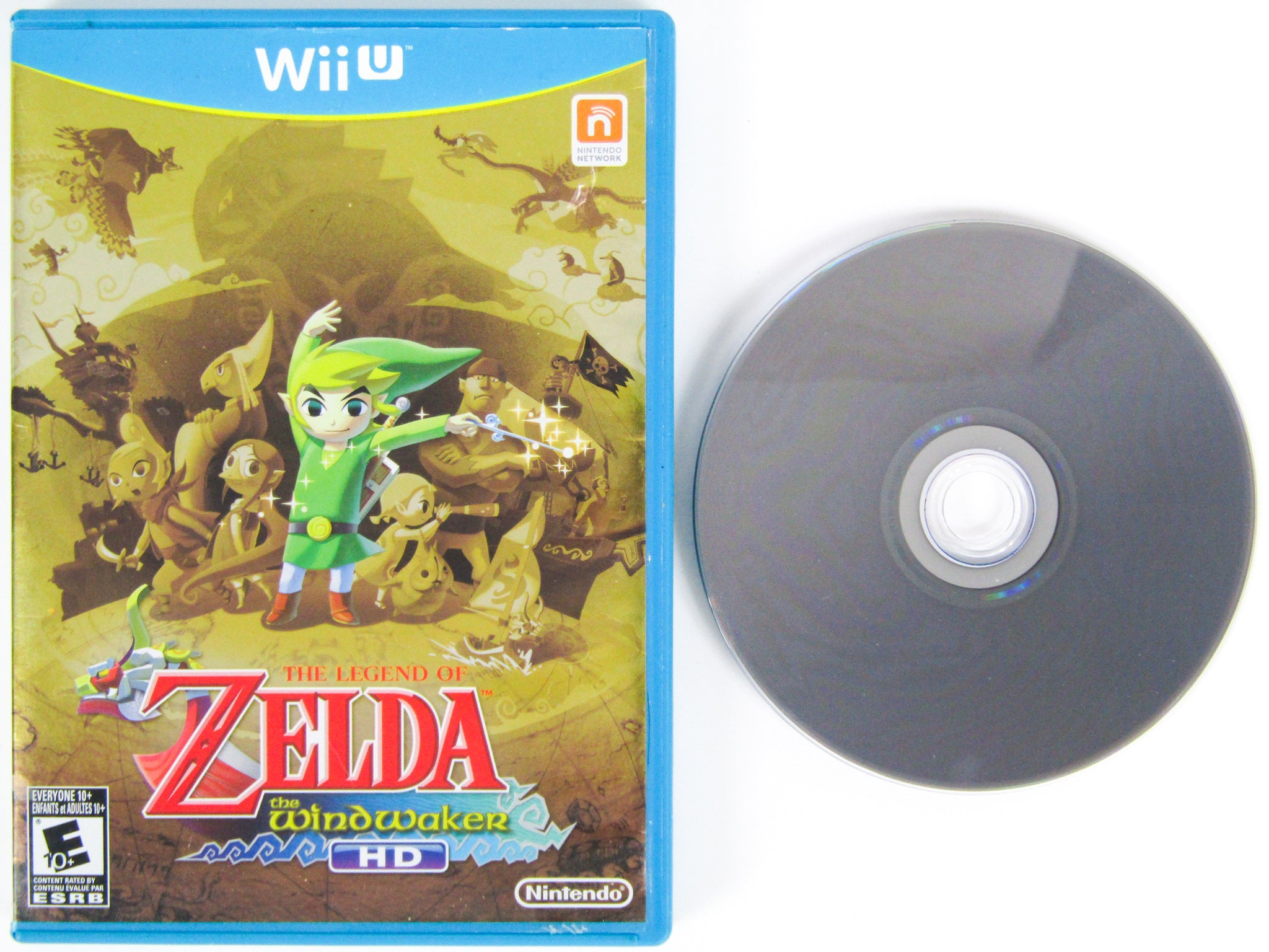 Zelda Wind Waker HD, Item, Box, and Manual