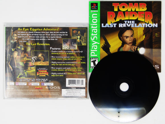 Tomb Raider Last Revelation [Greatest Hits] (Playstation / PS1)