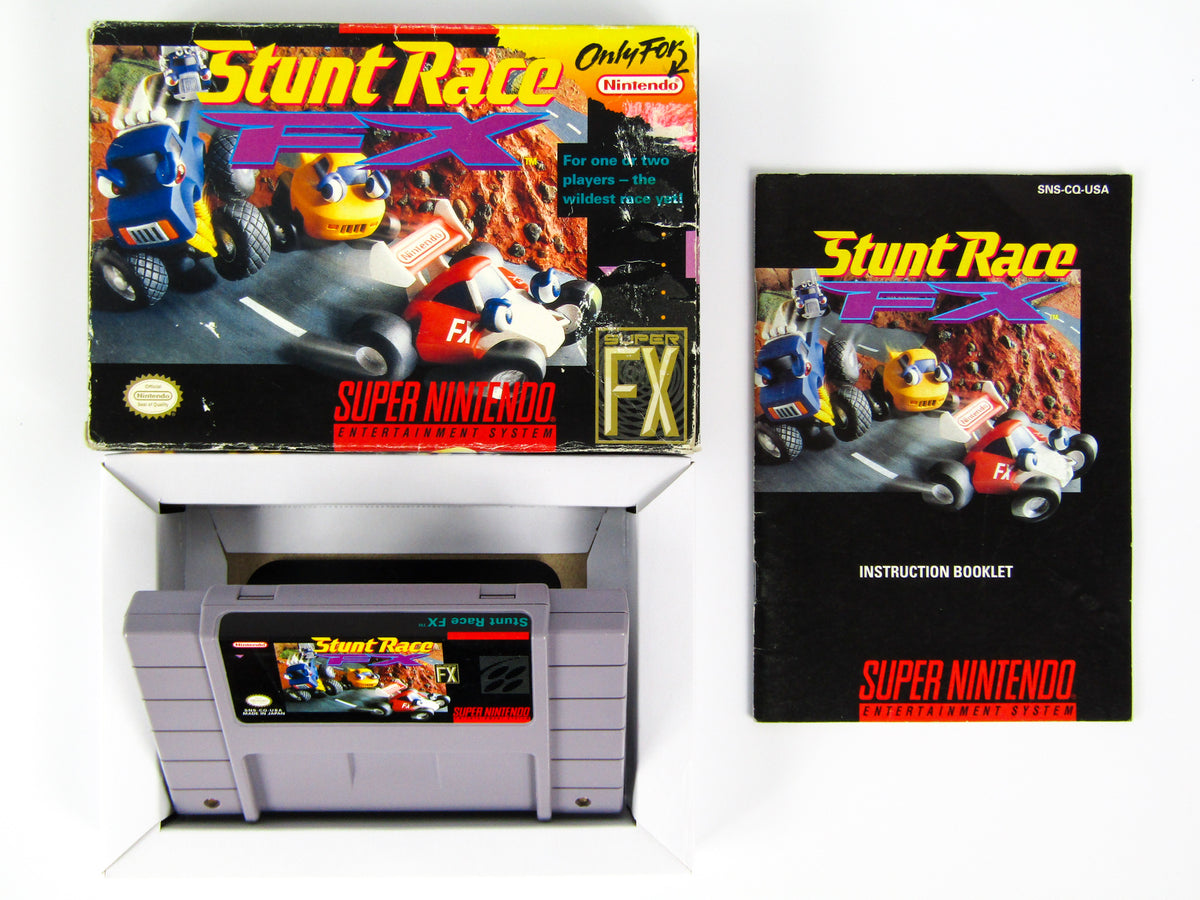 Snes Rally Racing Stunt Race FX (Super Nintendo / SNES) – Retro MTL
