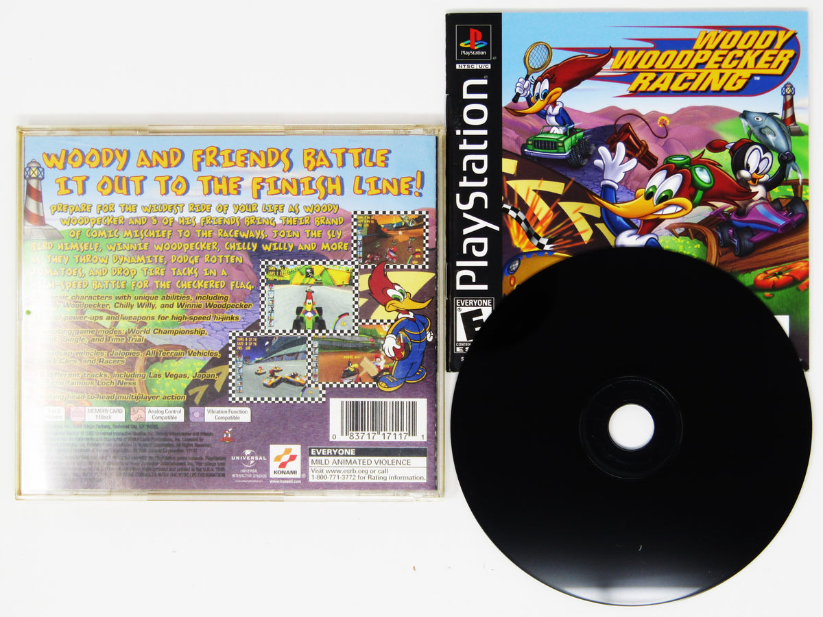 Woody Woodpecker Racing (Playstation / PS1) – RetroMTL