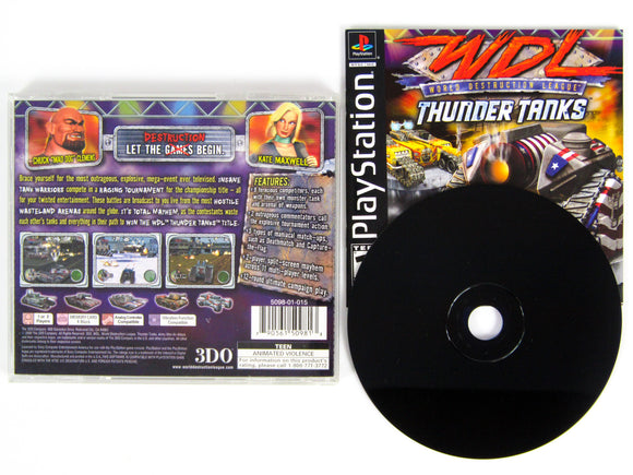 World Destruction League: Thunder Tanks (Playstation / PS1)