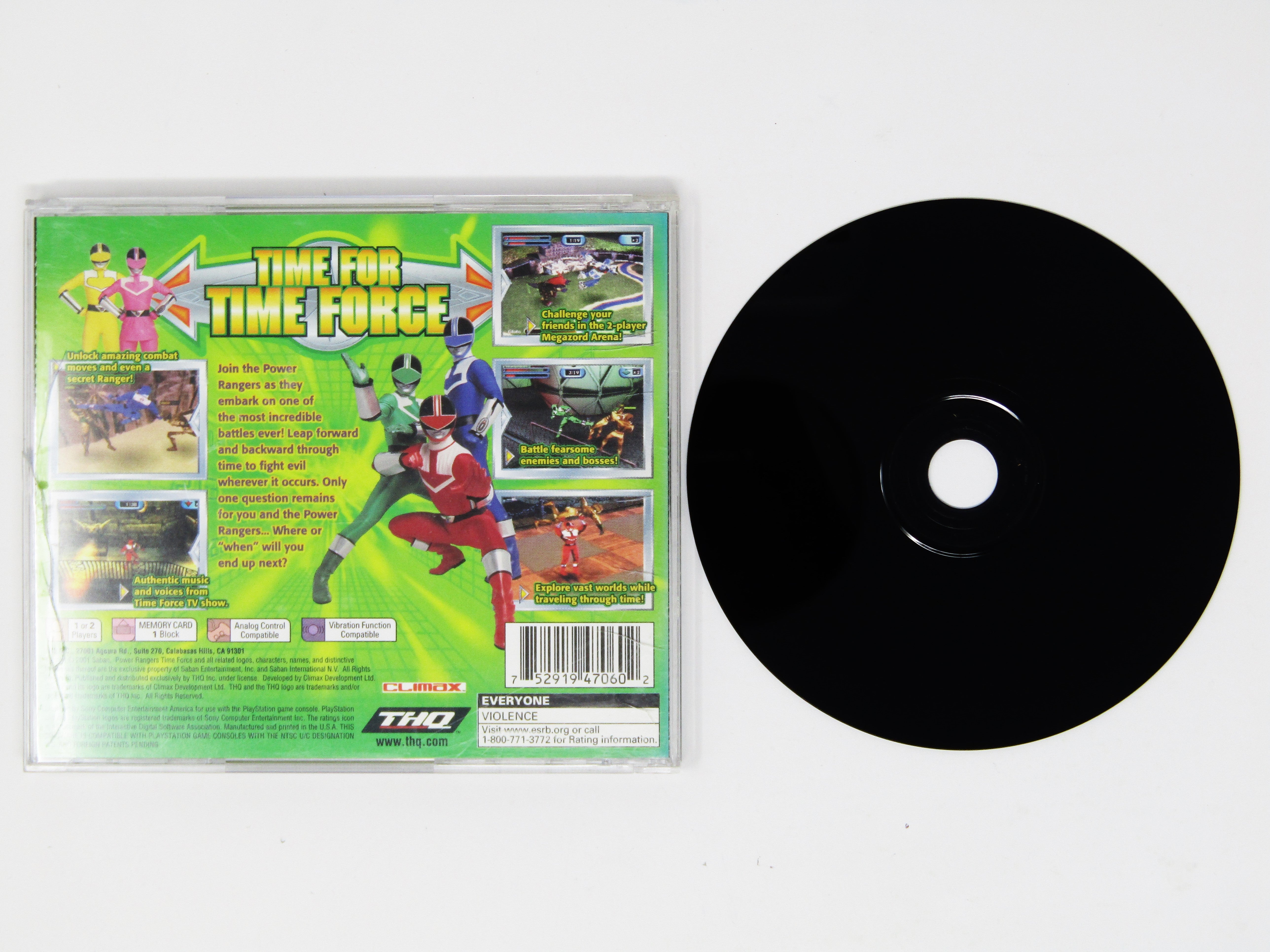 Power Rangers Time Force (PlayStation / PS1) – Retro MTL
