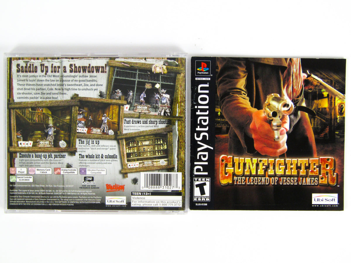 Gunfighter The Legend Of Jesse James (Playstation / PS1) – RetroMTL