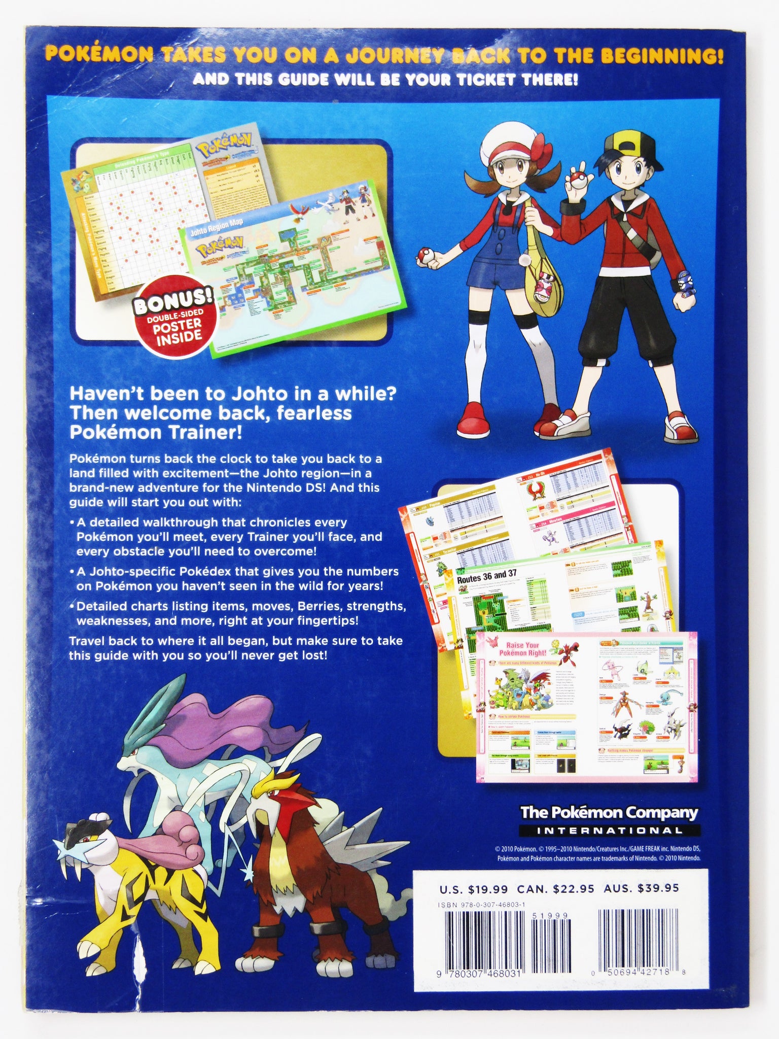The Official POKEMON Johto Guide & Pokedex HeartGold & SoulSilver. Poster