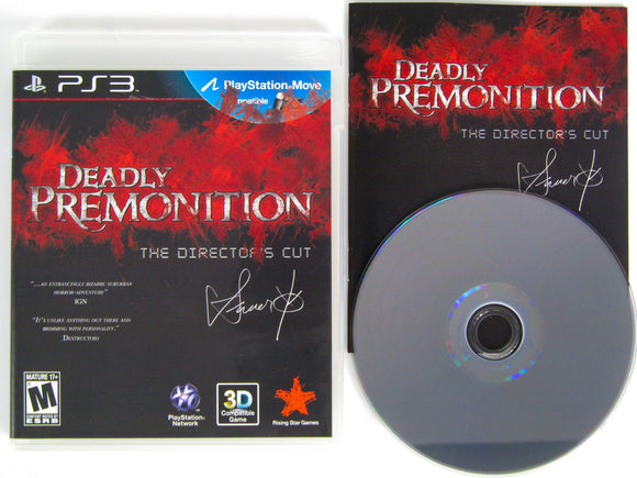 Deadly Premonition [Director's Cut] (Playstation 3 / PS3)
