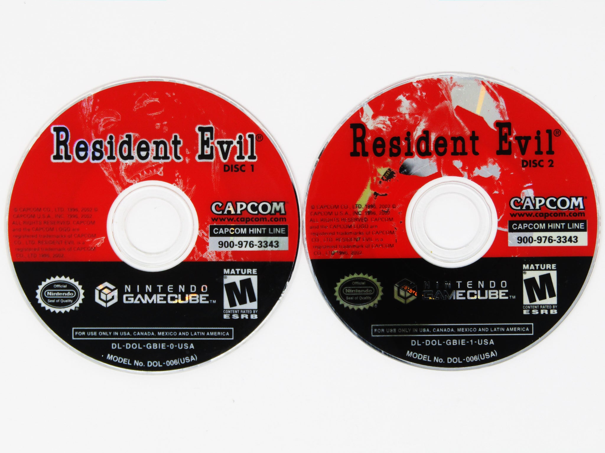 Red Gamecube Disc Resident Evil (Nintendo Gamecube) – RetroMTL