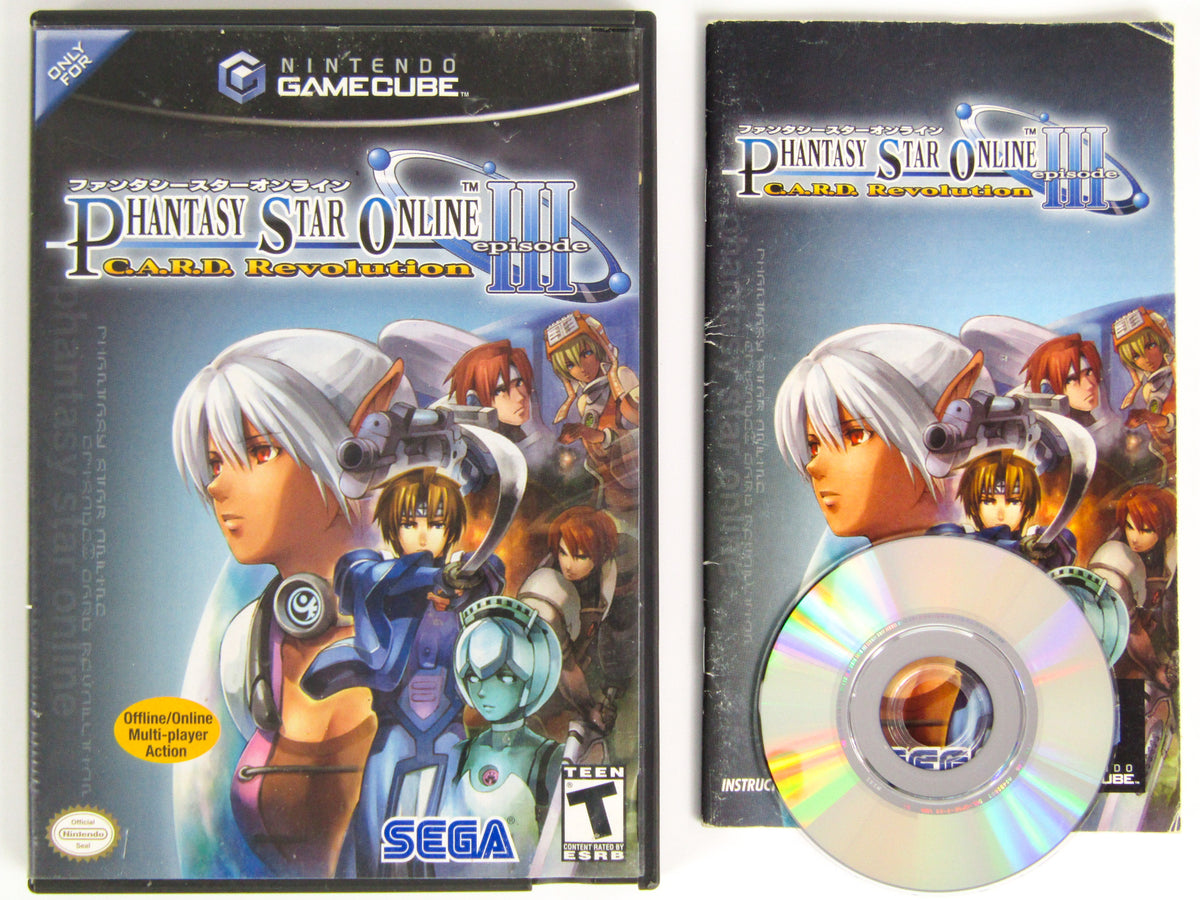 Phantasy Star Online III 3 Card Revolution (Nintendo Gamecube) – RetroMTL