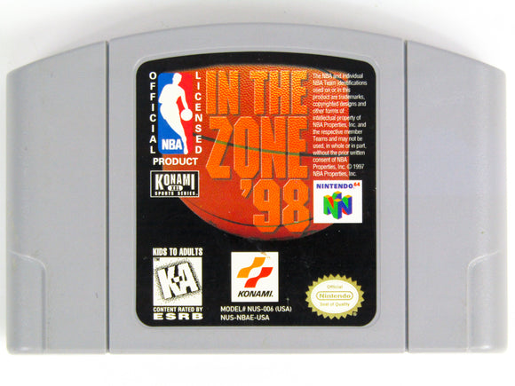 NBA In The Zone '98 (Nintendo 64 / N64)