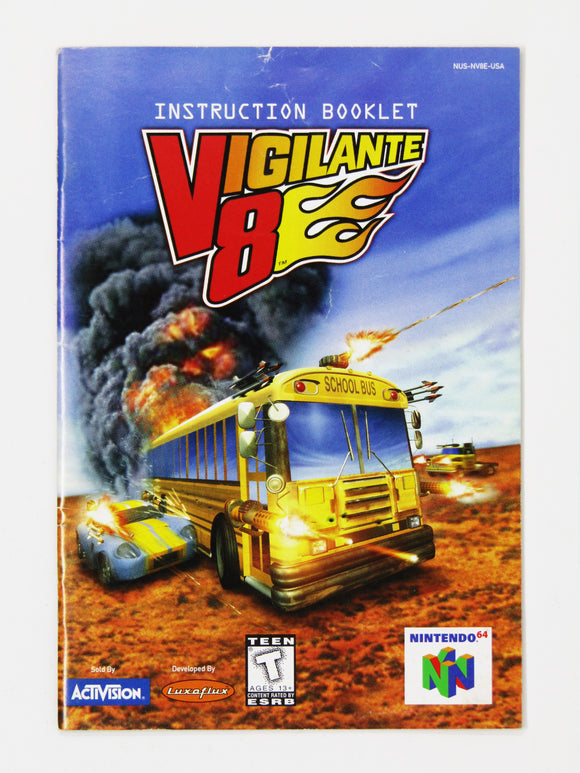 Vigilante 8 [Manual] (Nintendo 64 / N64)