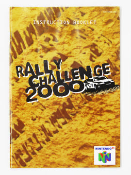 Rally Challenge 2000 [Manual] (Nintendo 64 / N64)
