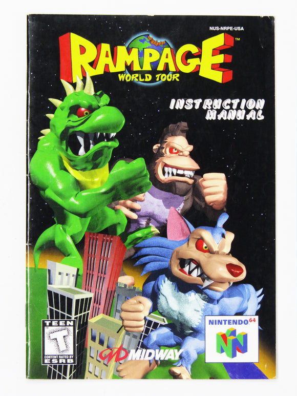 Rampage World Tour [Manual] (Nintendo 64 / N64)