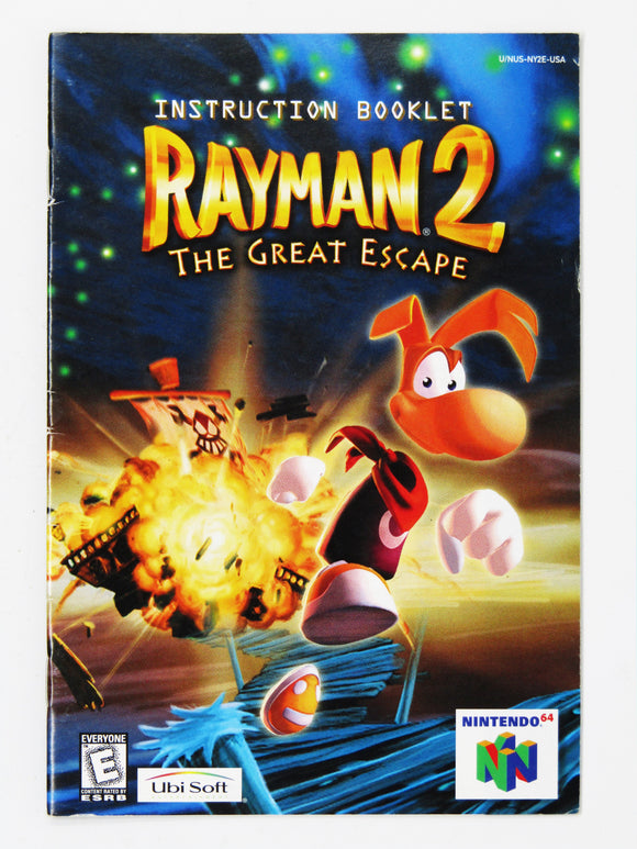 Rayman 2 The Great Escape [Manual] (Nintendo 64 / N64)