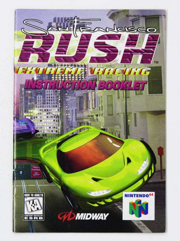 San Francisco Rush [Manual] (Nintendo 64 / N64)