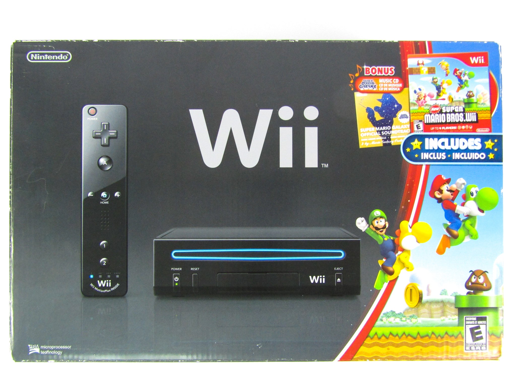 Nintendo Wii New Super Mario Bros. popular Bundle in Black