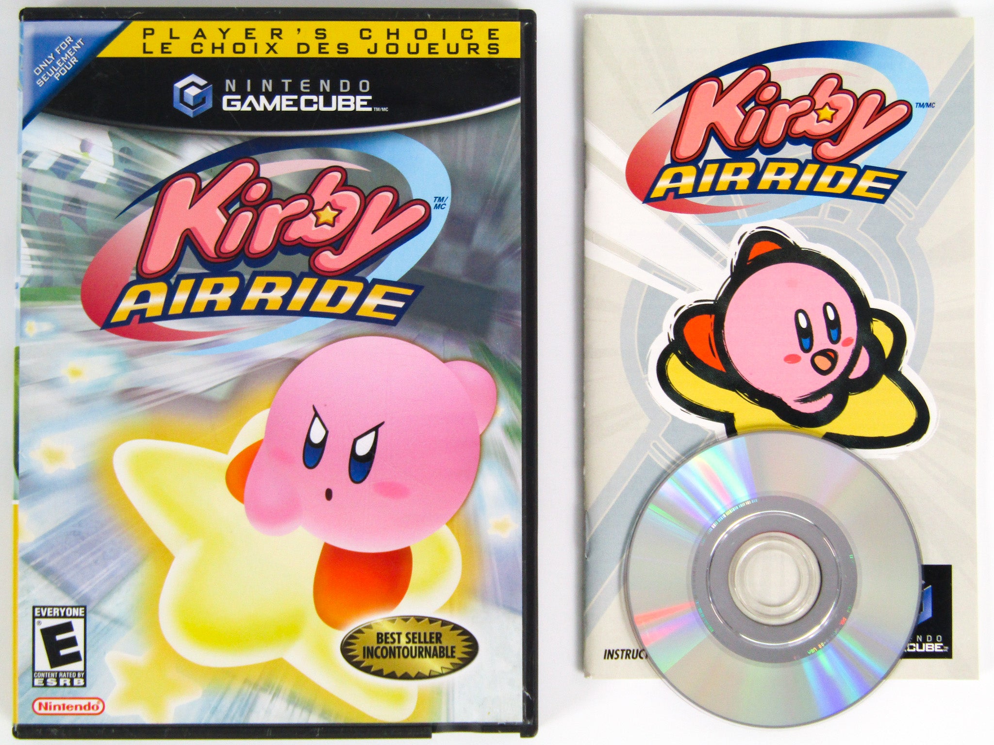 Kirby Air Ride Player's 2024 Choice for Nintendo GameCube SHIPS SAME DAY