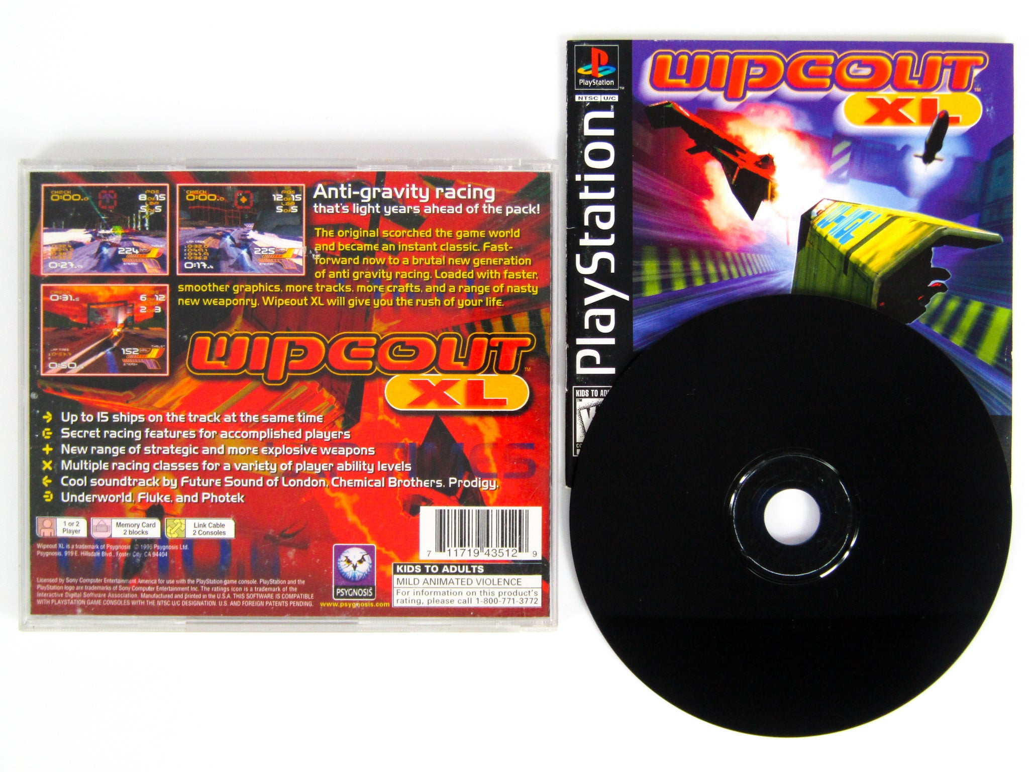 Wipeout XL (Playstation / PS1) – RetroMTL