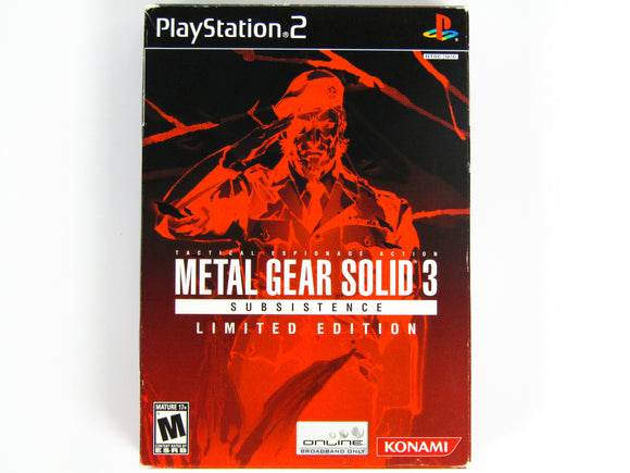 Metal Gear Solid 3 Subsistence [Limited Edition] (Playstation 2 / PS2)