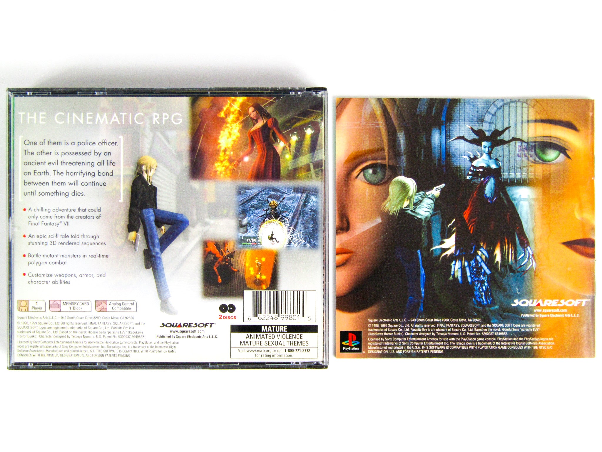 Factory Parasite Eve Greatest Hits For Playstation 1