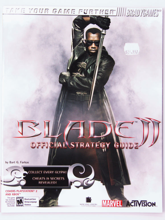 Blade II 2 Official Strategy Guide [BradyGames] (Game Guide)
