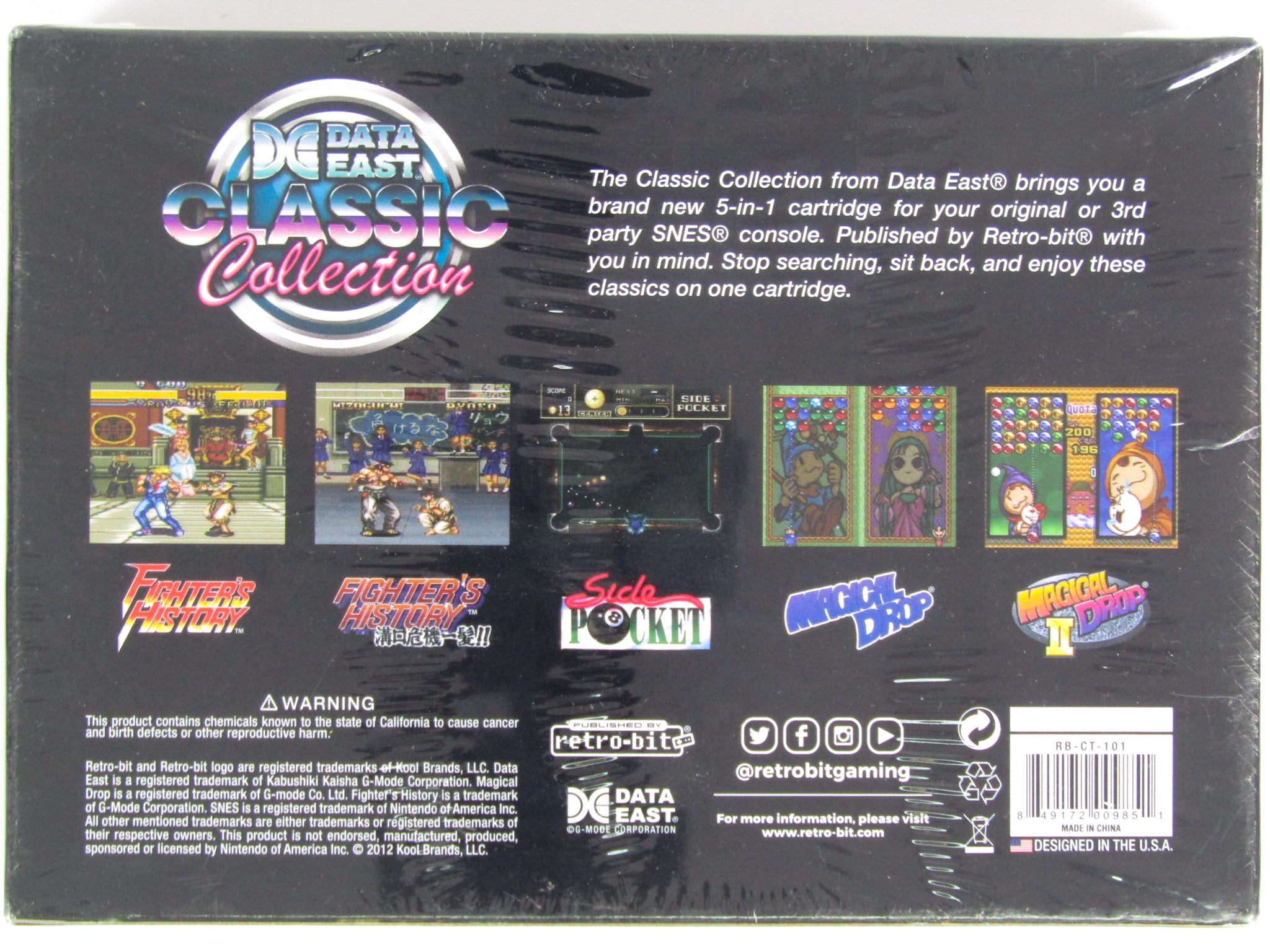 Data east hot sale classic collection snes