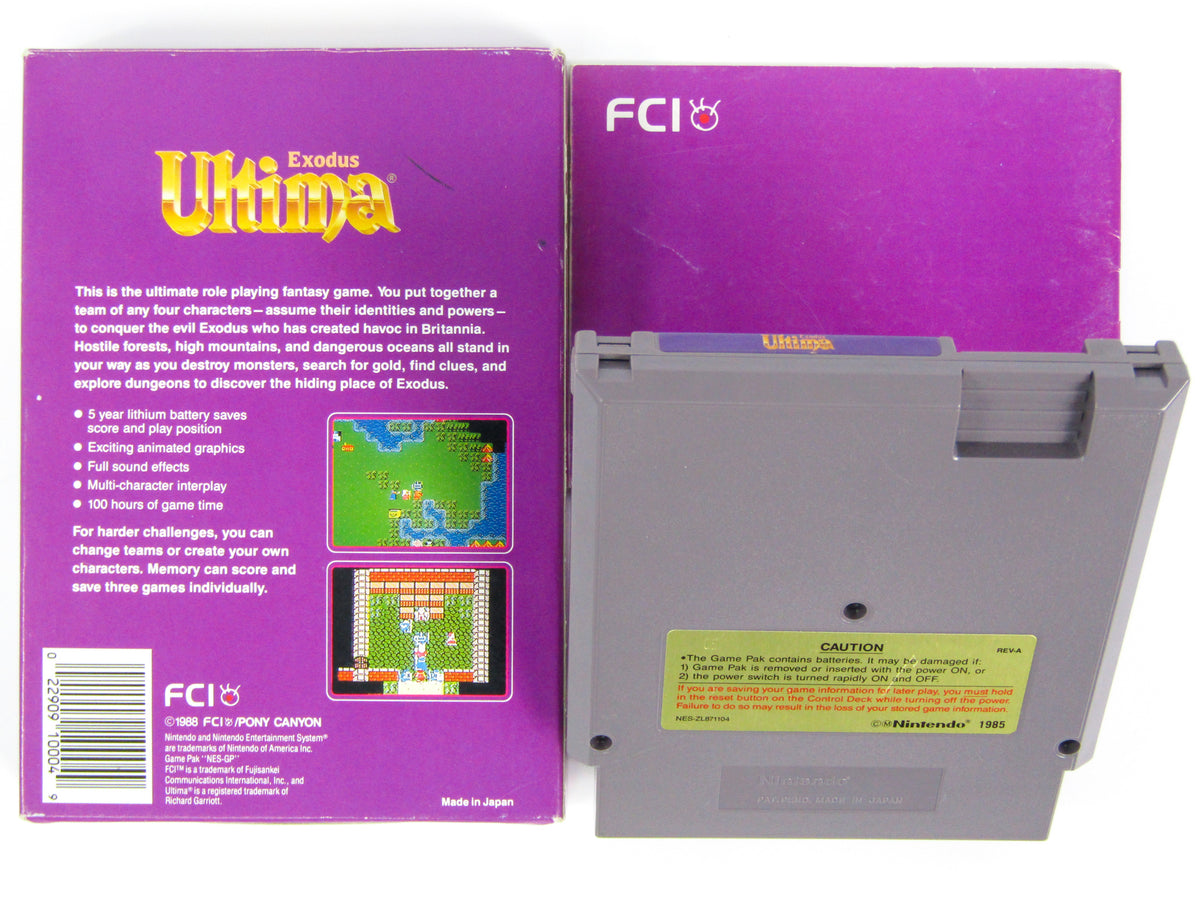 Ultima Exodus (Nintendo / NES) – RetroMTL