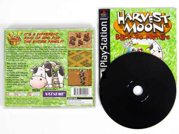 Harvest Moon Back To Nature (Playstation / PS1) – RetroMTL