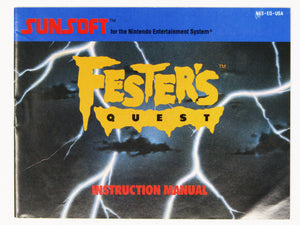 Fester's Quest [Manual] (Nintendo / NES)