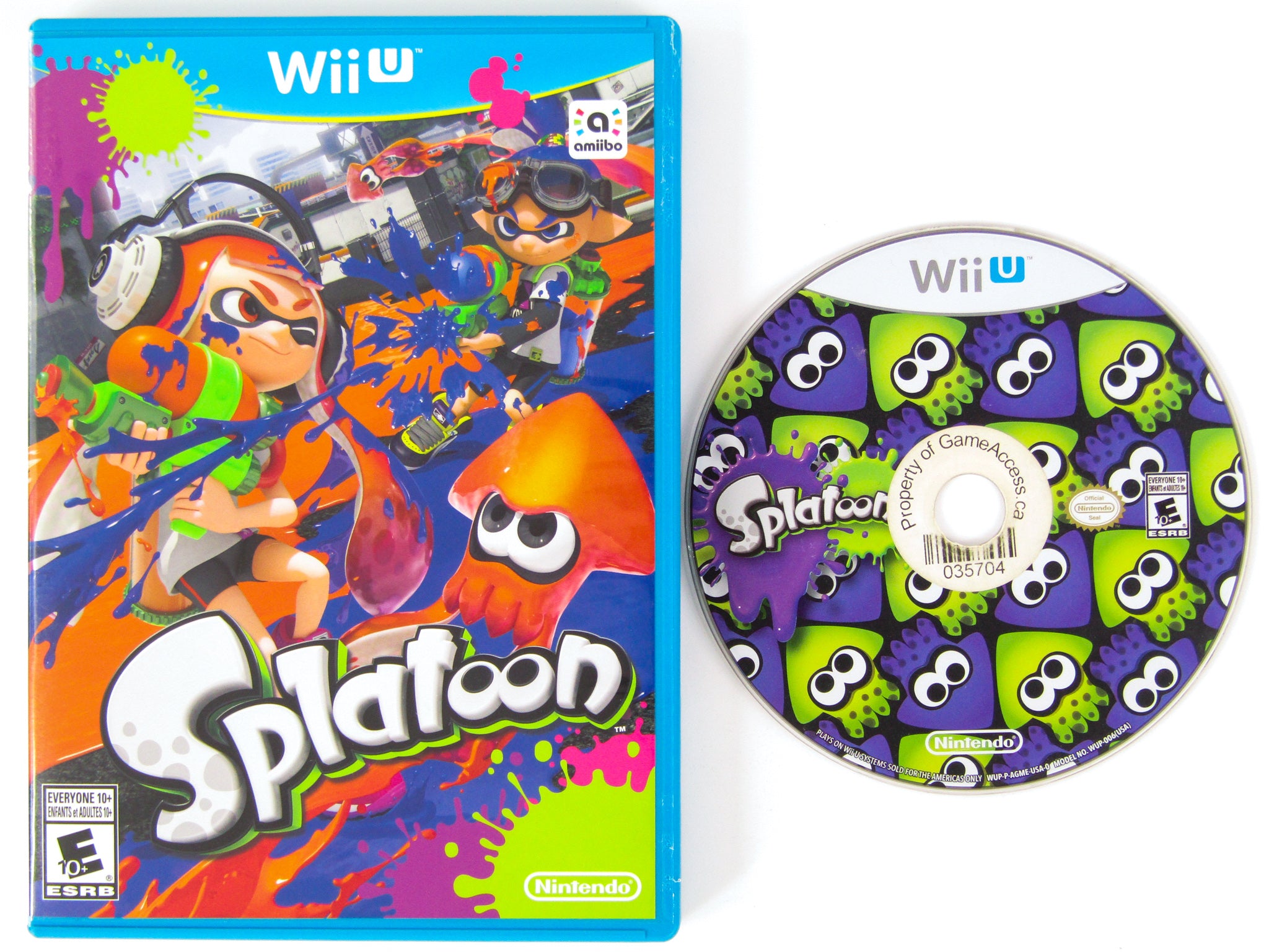 Splatoon Disc Image Splatoon (Nintendo Wii U) – RetroMTL